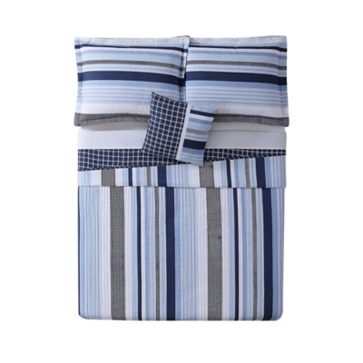 Striped Twin Comforter Set Ashley Furniture Homestore