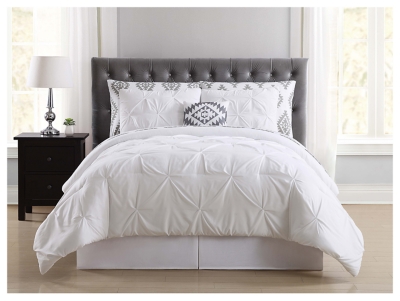 Pleated Twin Xl Comforter Set Ashley Furniture Homestore