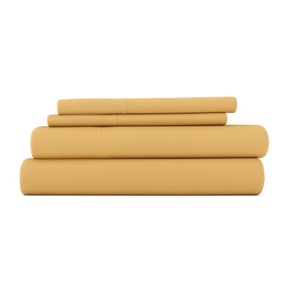 iEnjoy Home Premium Ultra Soft King Bed Sheet Set, Gold