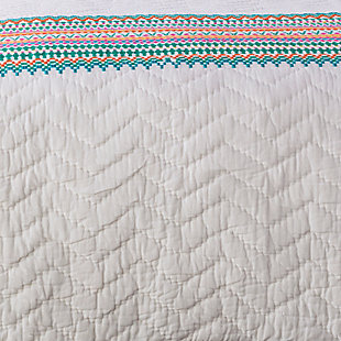 Modern Twin Quilt, Multi, rollover