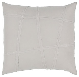 Textured Cotton Euro Sham, Light Gray/Beige, large