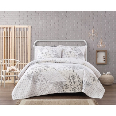 Floral Cotton Twin Xl Comforter Set Ashley Furniture Homestore