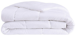 Microfiber Truly Soft Seersucker Down Alternative Twin XL Comforter, White, large