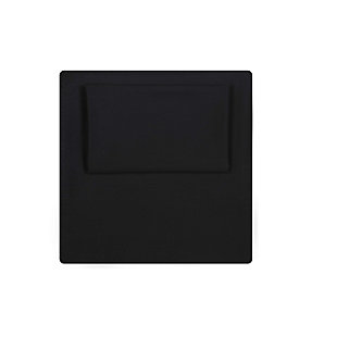 Microfiber Truly Soft Twin Sheet Set, Black, rollover