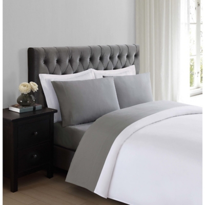 Q600000710 Truly Soft Everyday Twin Sheet Set, Gray sku Q600000710