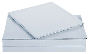 Microfiber Truly Soft Twin Sheet Set, Silver/Gray, large