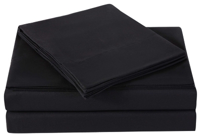 Truly Soft Everyday Full Sheet Set, Black