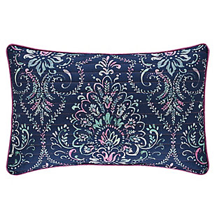 Bohemian Quilted Boudoir Throw Pillow, , rollover