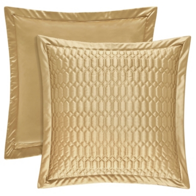 Q600001199 J.Queen New York Satinique Gold Square Euro Sham sku Q600001199