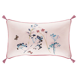 Floral Boudoir Throw Pillow, , large