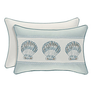 Sea Shell Boudoir Throw Pillow, , large