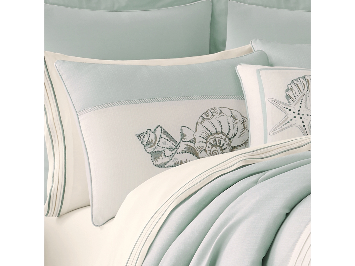 Shop Kasey 5 Piece Reversible Comforter Set Aqua, Comforters & Blankets