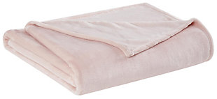 Velvet Twin XL Blanket, Blush, large