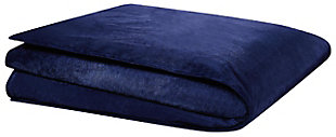 Reversible Weighted Blanket, Navy, large