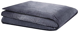 Reversible Weighted Blanket, Gray, large