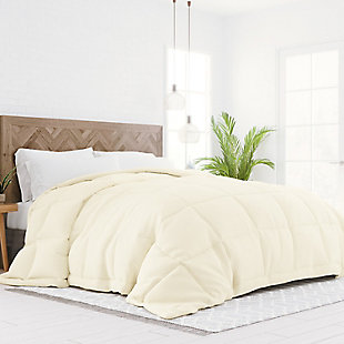 Microfiber King/California King Premium Down Alternative Comforter, Ivory, large