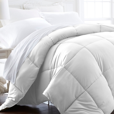 Microfiber King/California King Premium Down Alternative Comforter, White, rollover