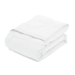 Microfiber King/California King Premium Down Alternative Comforter, White, rollover