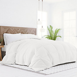 Microfiber King/California King Premium Down Alternative Comforter, White, large
