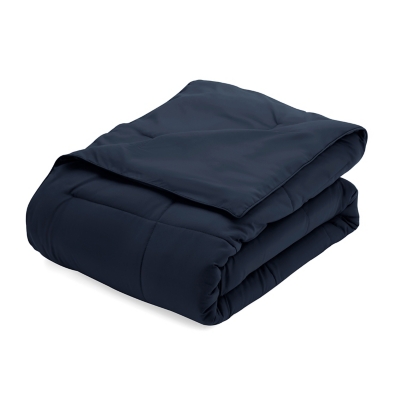 Microfiber Full/Queen Premium Down Alternative Comforter, Navy