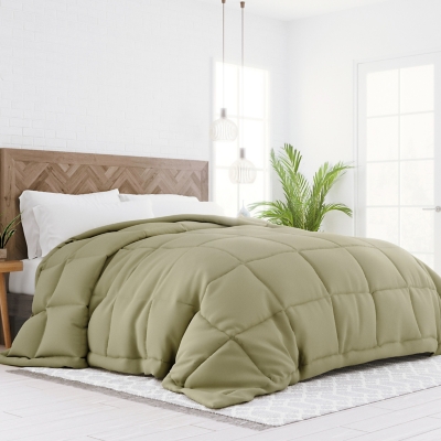 Microfiber Full/Queen Premium Down Alternative Comforter, Sage, large