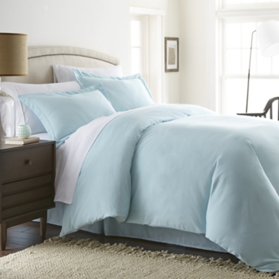 Three Piece Twin/Twin XL Duvet Cover Set, Aqua, large