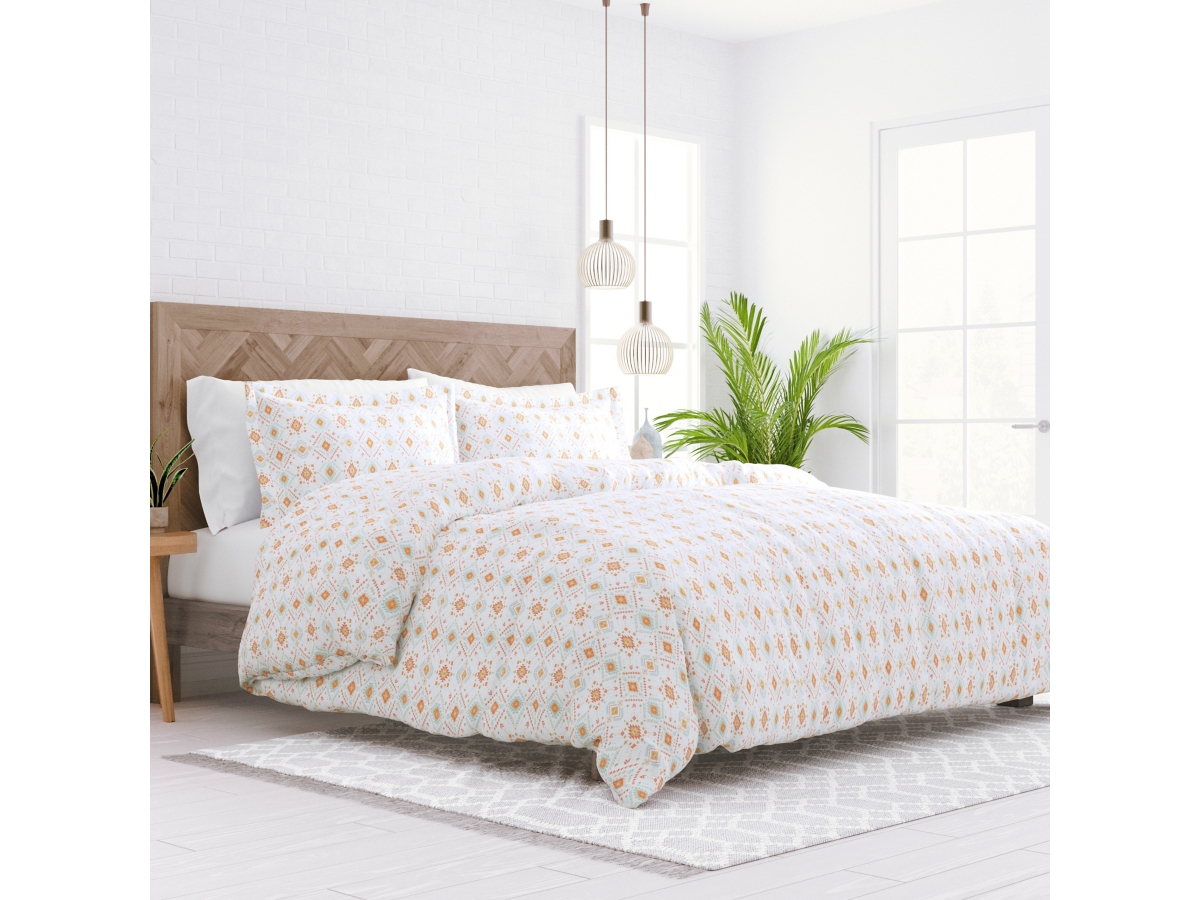 iEnjoy Home Aztec Patterned King/California King Duvet Set | Ashley