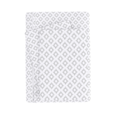 Microfiber 3-Piece Twin/Twin XL Duvet Cover Set, Gray, rollover