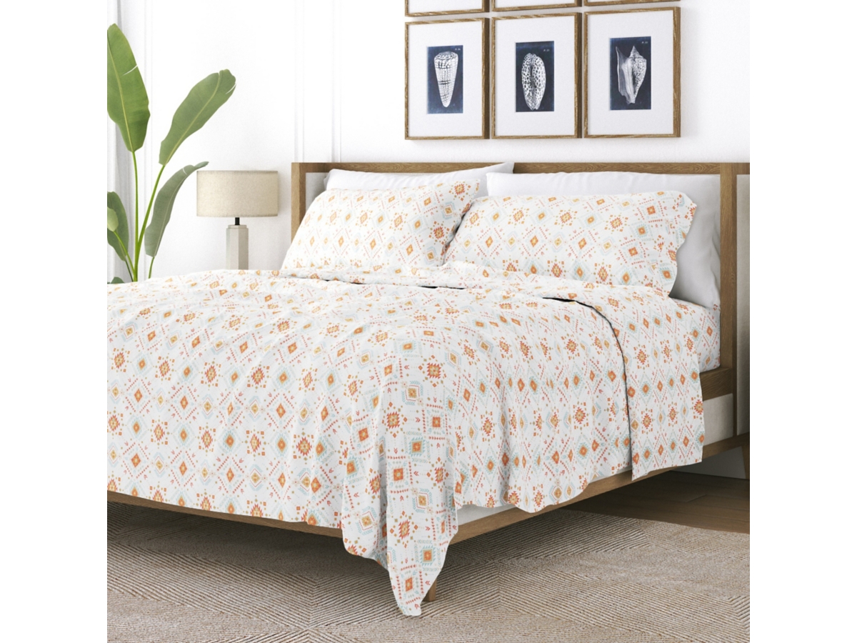 iEnjoy Home Aztec Dreams Pattern King Sheet Set | Ashley