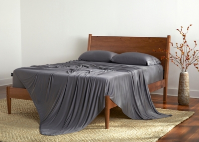 Bedgear Dri-Tec® Twin Sheet Set, Gray, large