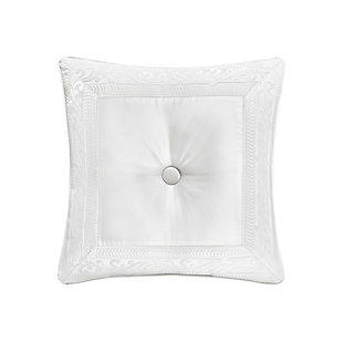 J.Queen New York Bianco 20" SquareDecorative Throw Pillow, , large