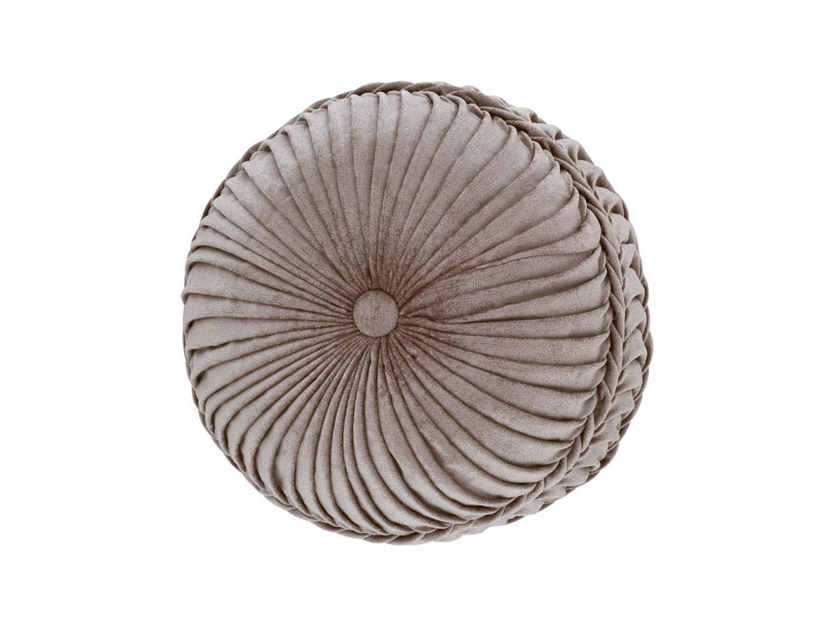 J. Queen New York Sicily Pearl Tufted Round Decorative Throw Pillow