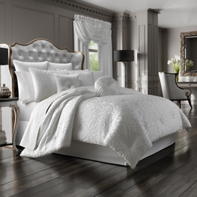 Signature Design by Ashley Bedding Sets Q426003F Full Meghdad Gray/White Reversible  Comforter Set, Arwood's Furniture