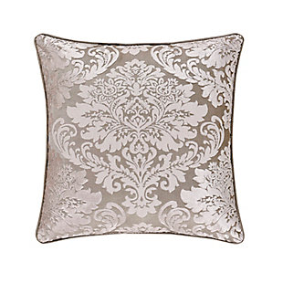 J. Queen New York Bel Air Sand 18" SquareDecorative Throw Pillow, Sand, rollover