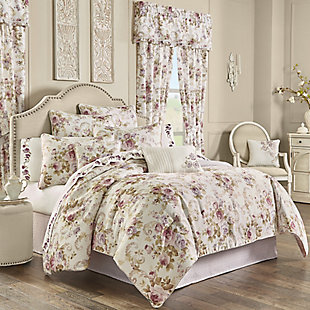 Royal Court Chambord Queen 4 Piece Comforter Set, Lavender, large