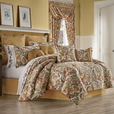 Five Queens Court August 4 Piece Piece Comforter Set, Multi, rollover
