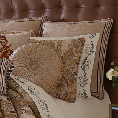 J.Queen New York Luciana Beige 4 Piece Piece Comforter Set, Beige, large