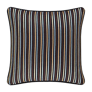 The Luciana Indigo Euro Sham is perfectly mitered with a luxurious striped border of chenille around all sides in shades of indigo, pale blue, brown, camel and cream.100% polyester | Blue | Features a hidden zipper closure detail | Made with design house quality fabric and craftsmanship | Timeless take on traditional patterns with an updated color palette | Dry clean only | Imported