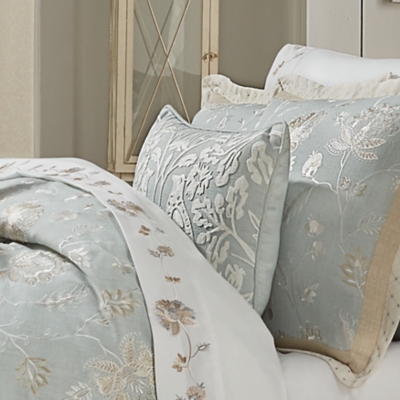 J. Queen New York Garden View Throw Pillow, Spa