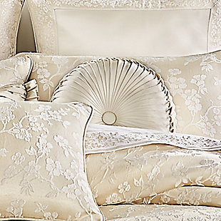 J.Queen New York Blossom Tufted RoundDecorative Throw Pillow, , rollover