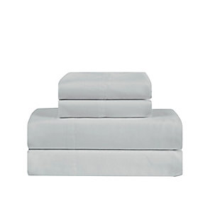 Truly Calm Antimicrobial 3 Piece Twin Sheet Set, Gray, large