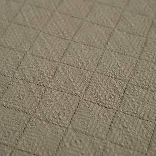 Shifting into neutral? You’ll love how this quilt with cotton face looks and feels. Rest assured, a textural design with diamond pattern gives the calm and quiet hue just enough oomph. 100% cotton face  | Textured diamond pattern machine quilting with pipined edge  | Machine wash cold, gentle cycle, tumble dry low, do not bleach | Imported | Polyester fill | Shams not included