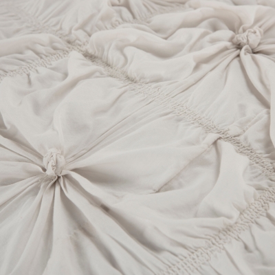 Cotton Voile Soft Dreams 2 Piece Twin Comforter Set, Gray, large