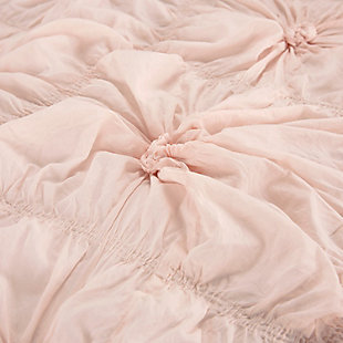 Rizzy Home King Comforter Set, Pink, rollover