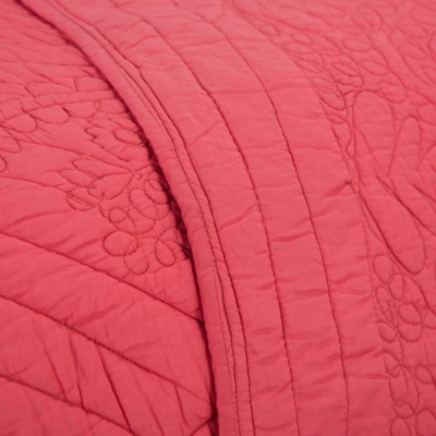 Cotton Voile Moroccan Fling Queen Quilt, Pink, large