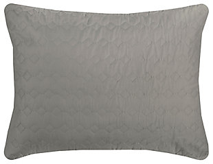 Go easy on color and heavy on texture with this simply chic quilt with cotton face. Textural quilting and reversible pattern make it an easy fit for neutral sophistication.100% cotton face  | Quilted to create a reversible pattern | Machine wash cold, gentle cycle, tumble dry low, do not bleach | Imported | Polyester fill | Shams not included