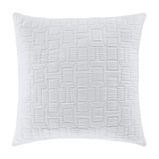 Oscar Oliver Sinclair - White 20" Square Decorative Throw Pillow, White, rollover