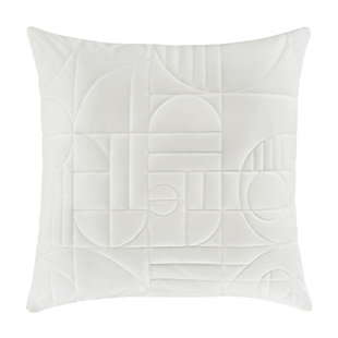 Oscar Oliver Bryant 20" Square Decorative Throw Pillow, White, large
