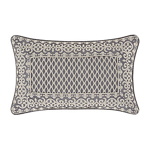 Five Queens Court Houston Boudoir Decorative Throw Pillow, , rollover