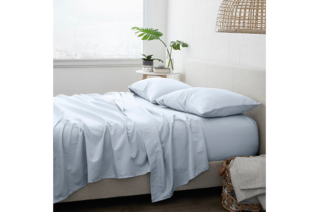 The Home Collection 3-Piece solid sheet set by ienjoy Home is designed with your comfort in mind. Made of the finest imported double-brushed microfiber yarns creating a new standard in softness and breathability, this 3-piece sheet set will make it incredibly hard to get out of bed in the morning.  Our premium yarns are two times more durable than cotton, wrinkle resistant, and perfect for all seasons.Twin size set includes: 1 fitted sheet: 39" w x 75" l +14" , 1 flat sheet: 66" w x 96" l , 1 standard pillowcase: 20" w x 30" l | Double-brushed microfiber for outstanding comfort | 14" deep pocket fitted sheets - accomandates a mattress up to 18" deep | Superior weave for durability and a buttery-soft touch | Made of ultra-soft and breathable 90 gsm microfiber | Imported